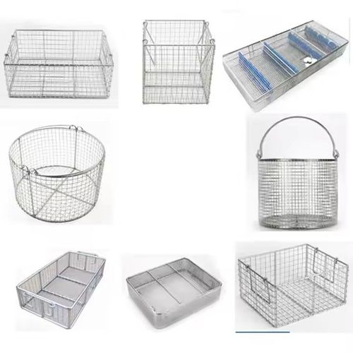 Stainless steel frame, basket, plate